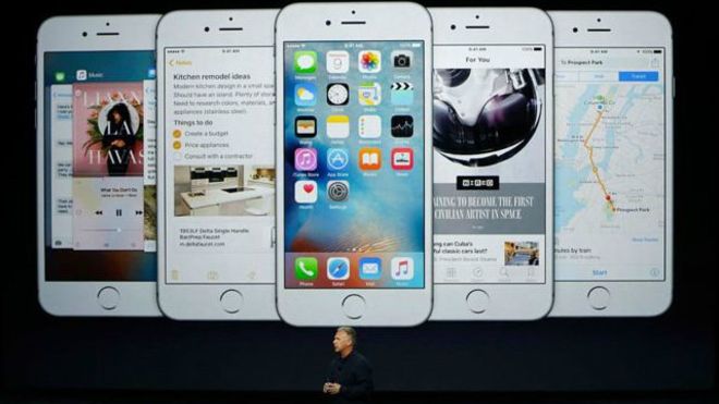 طرح هاتف أيفون 6 وأيفون 6 بلس للبيع أول مرة في عام 2014.